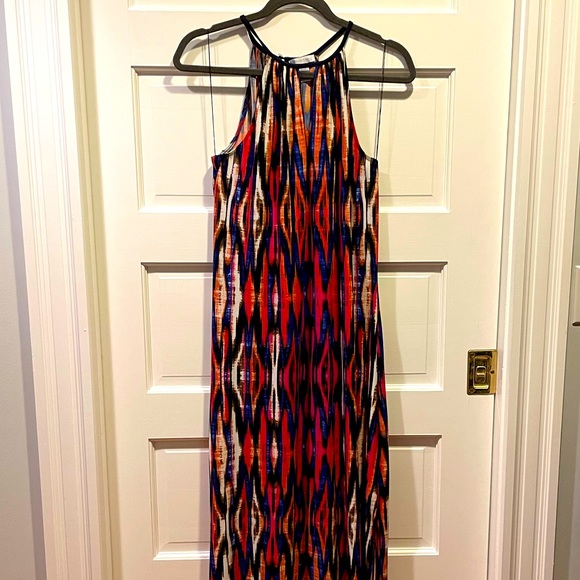 London Times | Dresses | Keyhole Halter Maxi Dress By London Times Sz 8 |  Poshmark